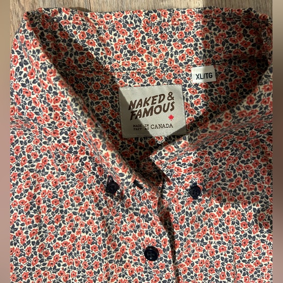 Naked & Famous floral ditsy button up - Picture 1 of 8